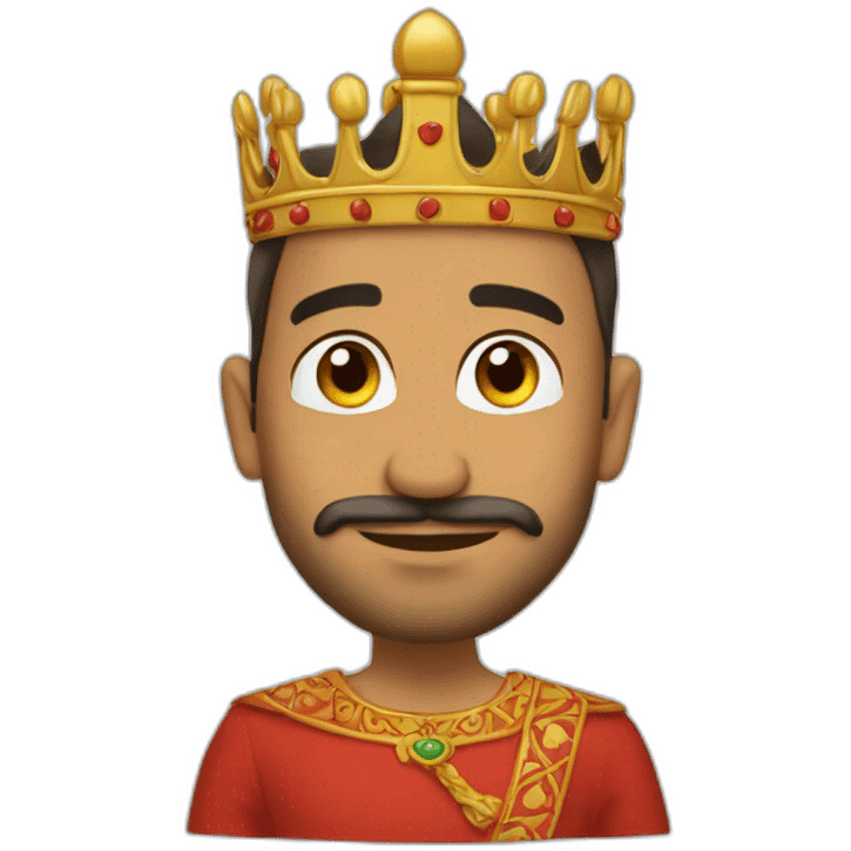 Le roi du maroc emoji