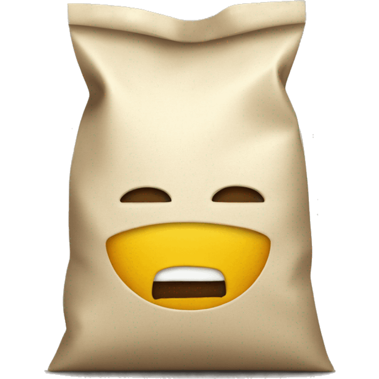 powered sugar in bag emoji