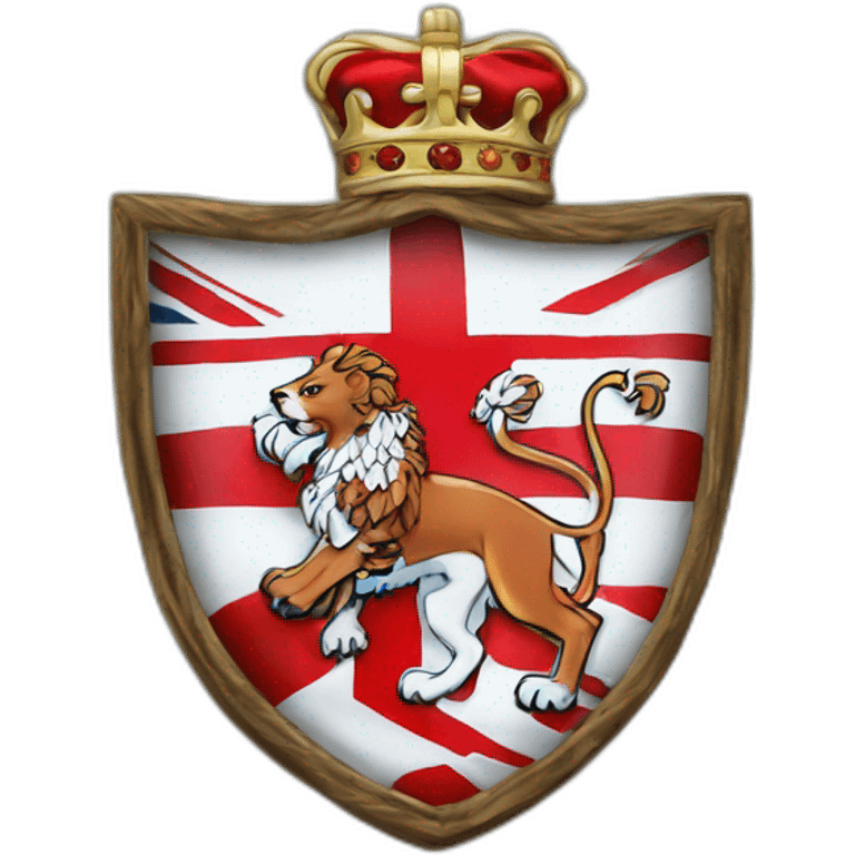 Three lions badge England cross emoji