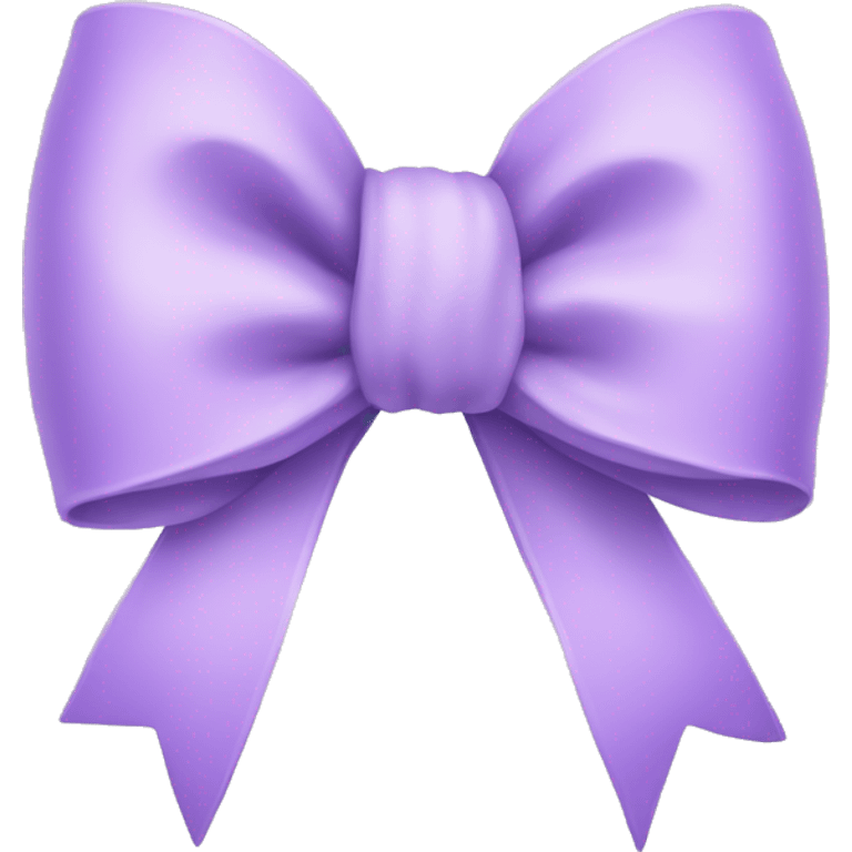 pastel purple bow emoji