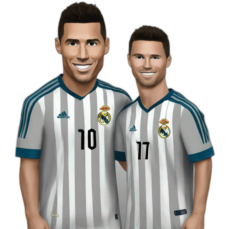 Ronaldo sur messi emoji