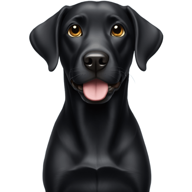 Black Labrador emoji