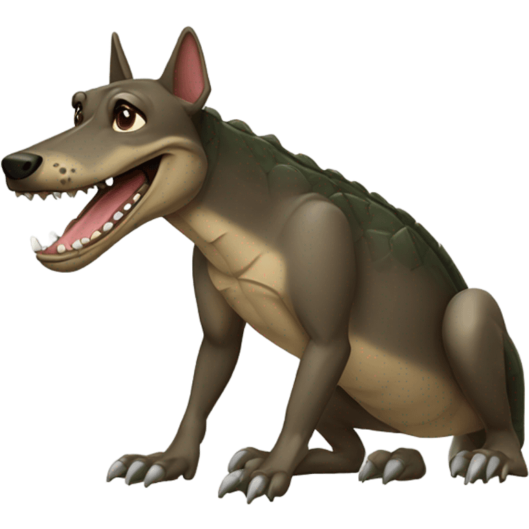 a malinois crocodile emoji