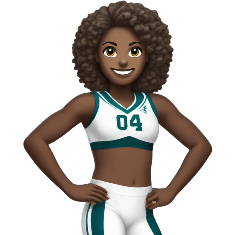 Commanders Football Cheerleader emoji