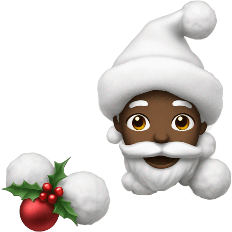 Realistic cristmas with Cotton emoji