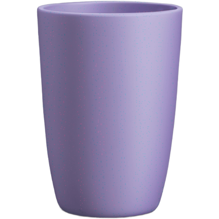 Light purple tumbler without face emoji