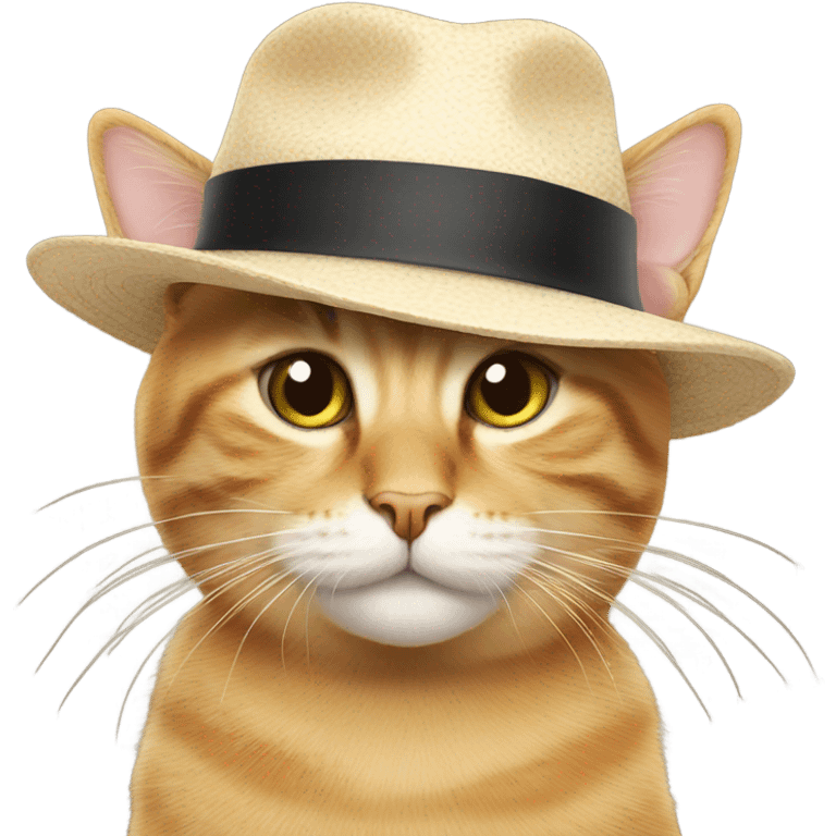 Cat with hat emoji