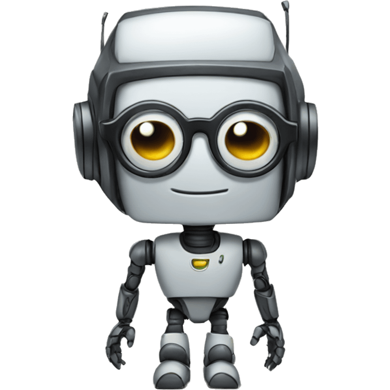 robot with glasses emoji