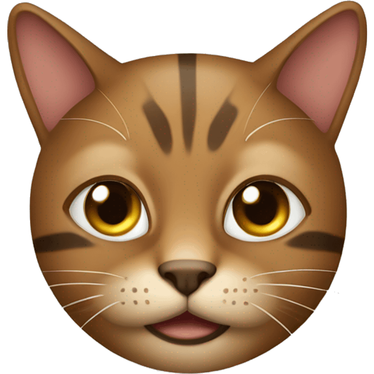 prisoner brown cat emoji