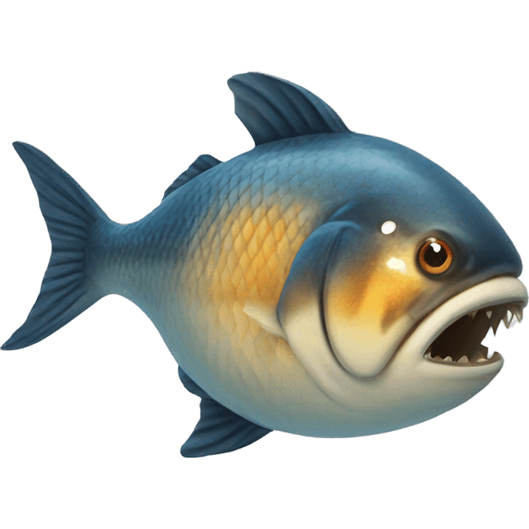 fish eating sphere emoji