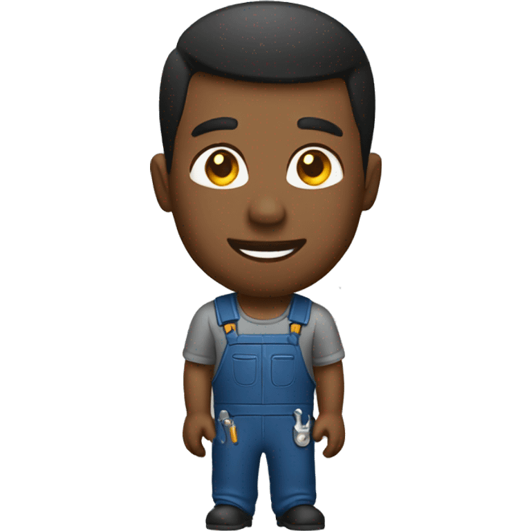 black auto mechanic emoji