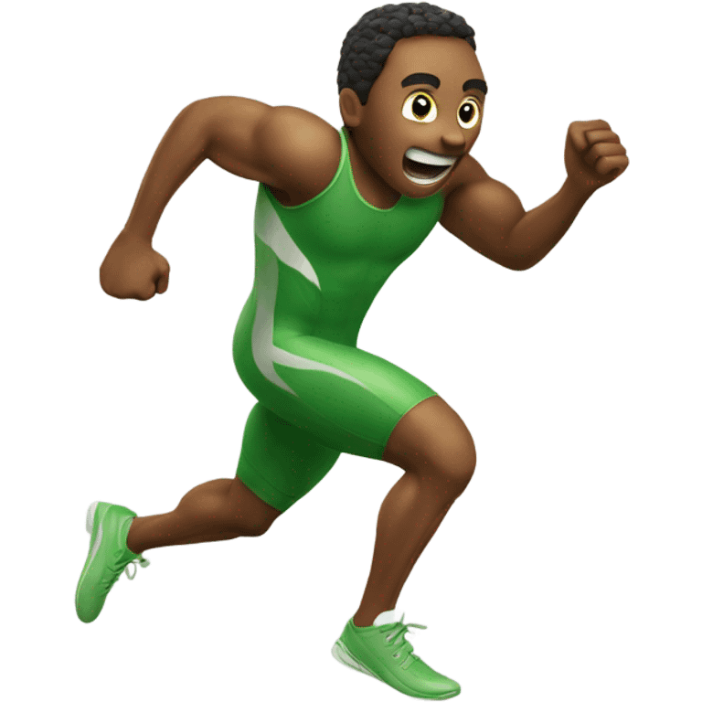 fit cucumber sprinting fast emoji