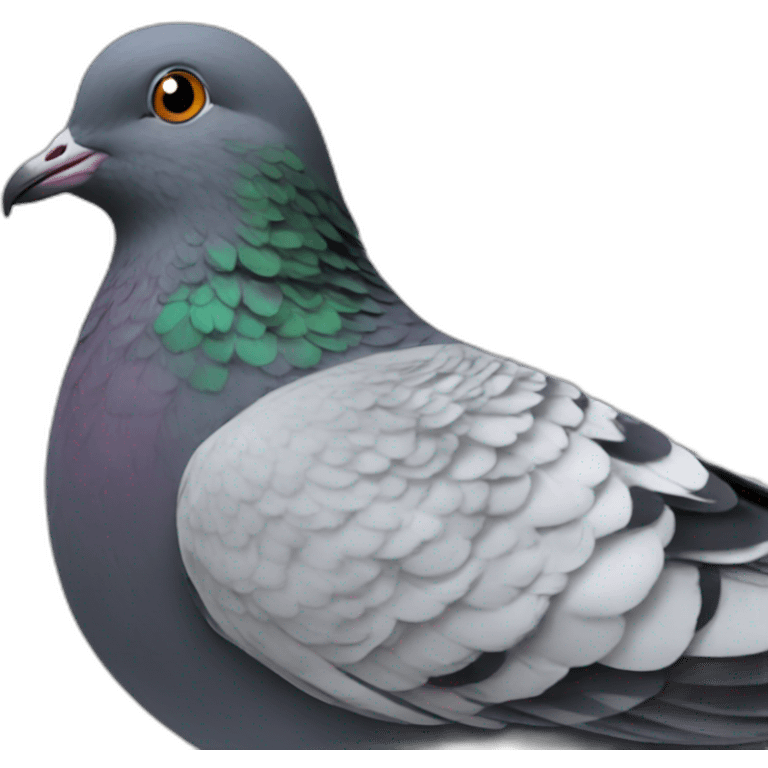 Pigeon couronné  emoji