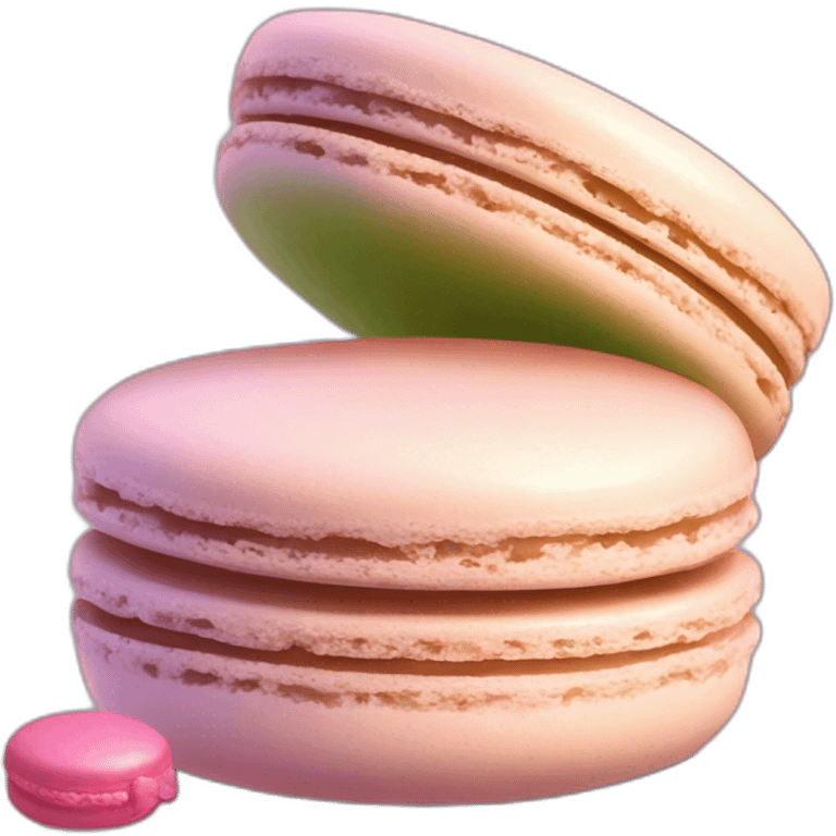 Macaron au toilete emoji