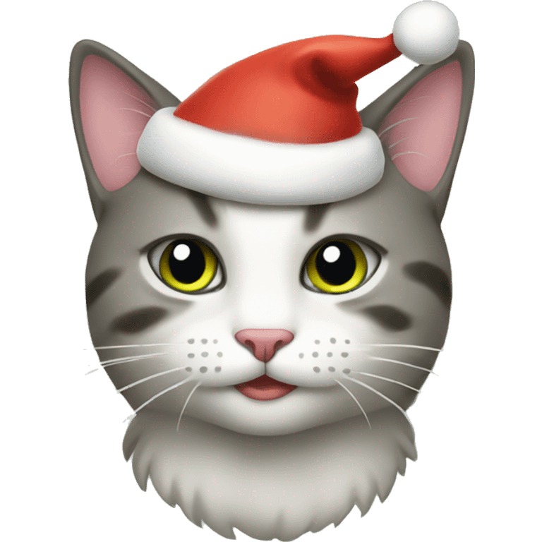 Christmas cat emoji