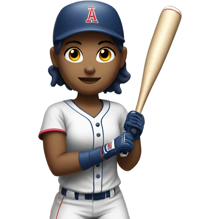 Softball player emoji