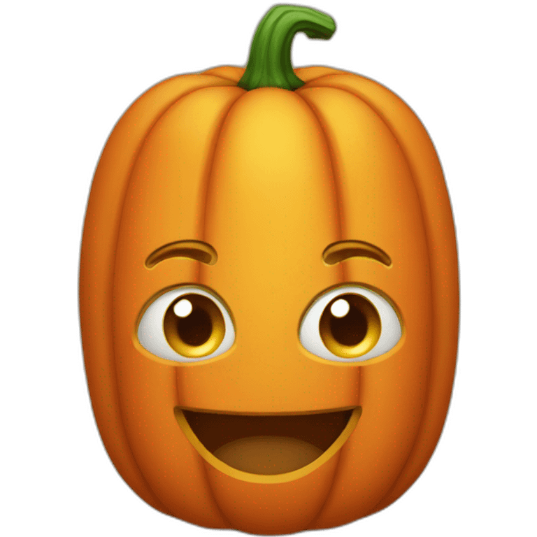 Halloween pumpkin character emoji