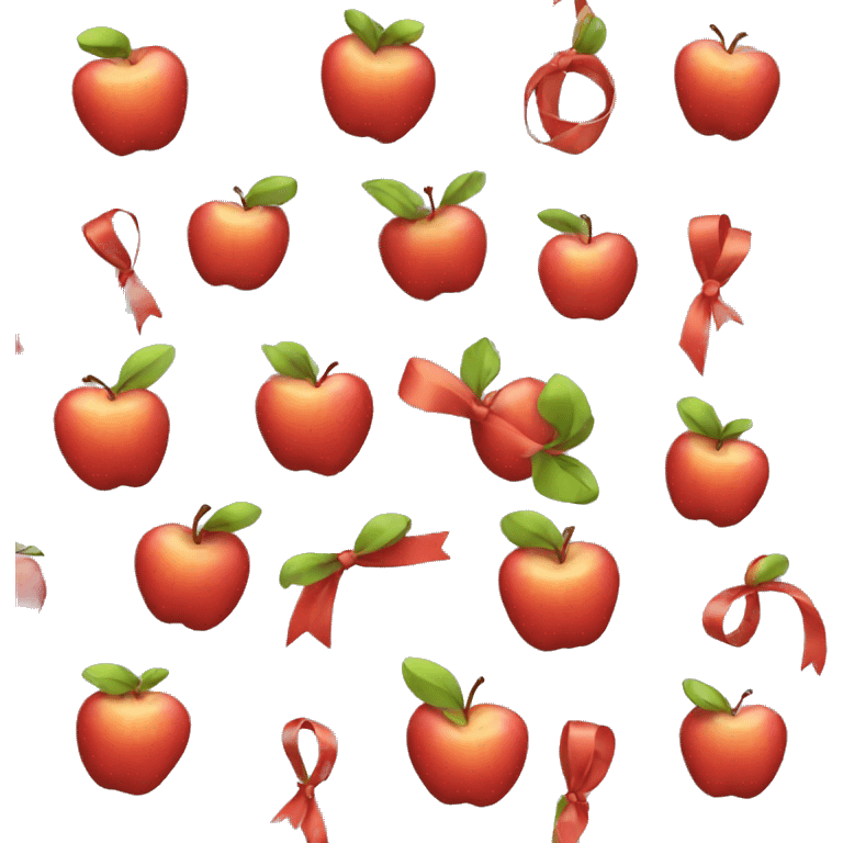  Apple Bow emoji