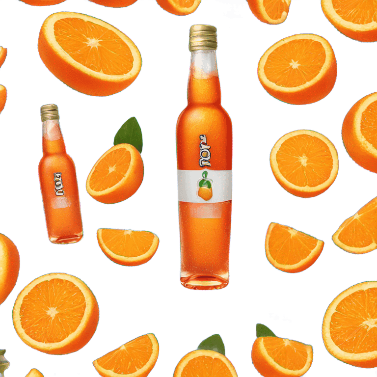 a single aperol spritz bottle emoji