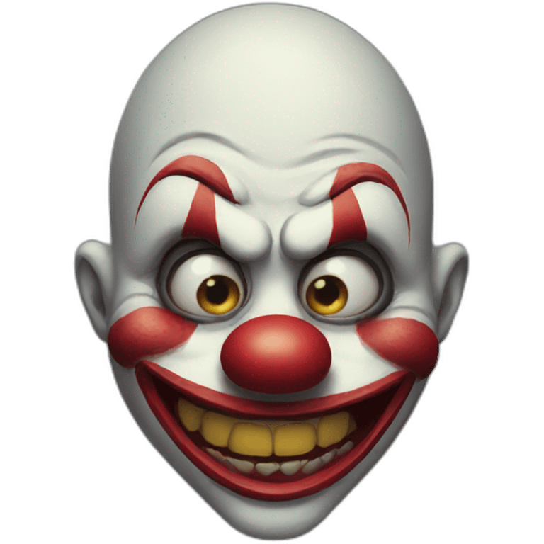 Scary Clown emoji