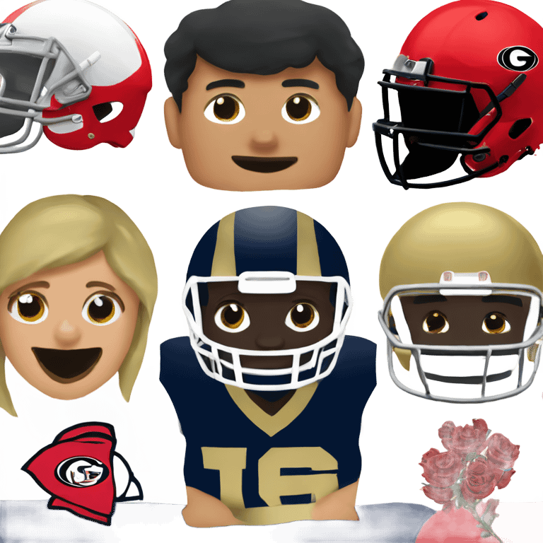 Uga vs notre dame football game emoji