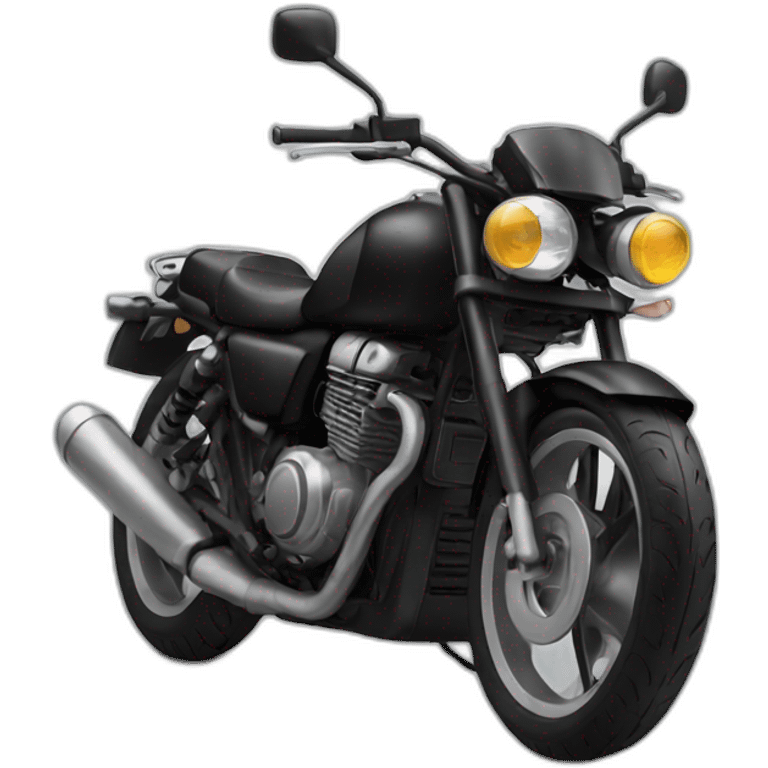 Black Motorbike emoji