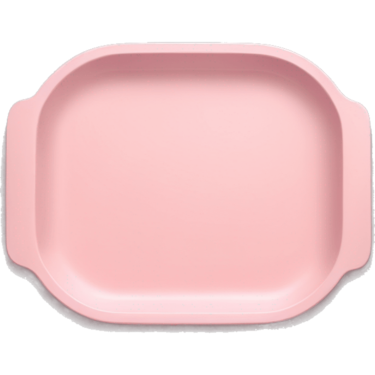 Light pink food tray emoji