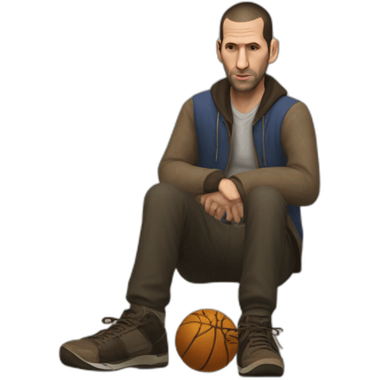 Niko Bellic with foot balon emoji