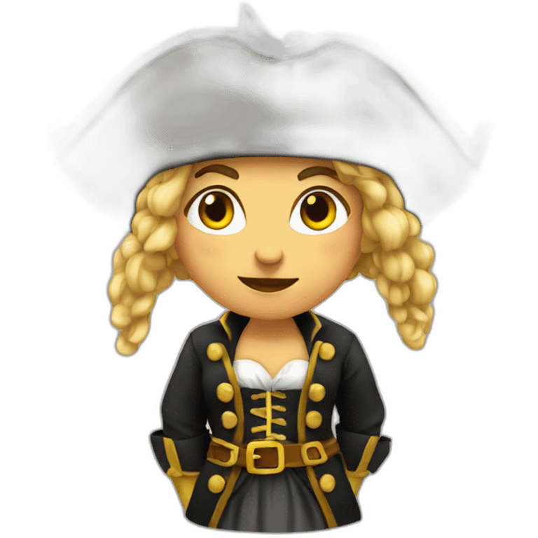 pirate lady emoji