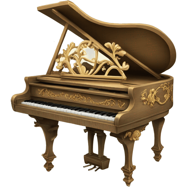 Rococo piano emoji