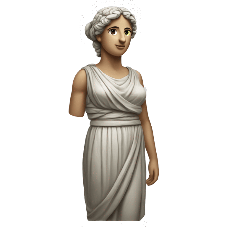 female greek statue emoji