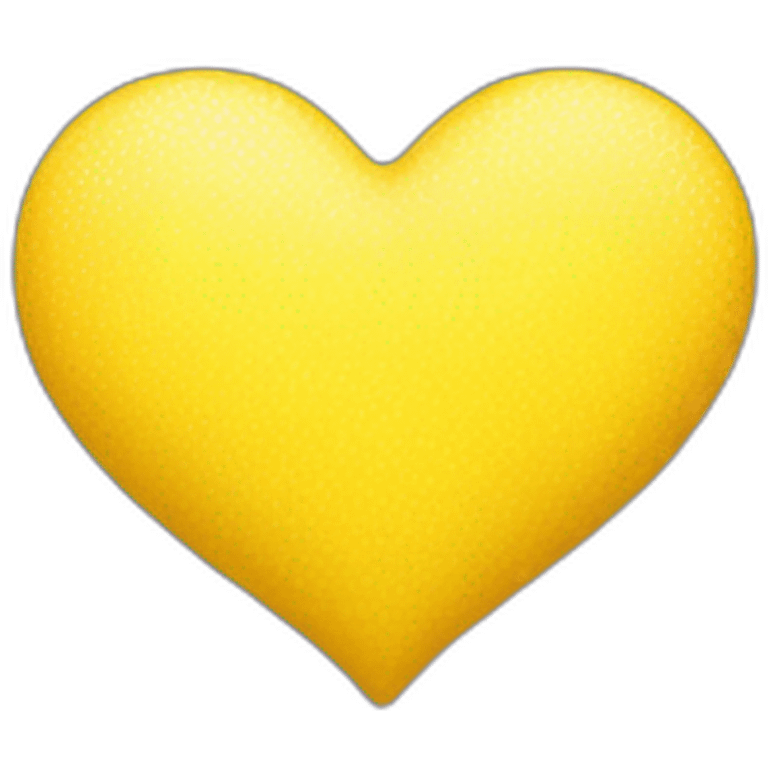 summer yellow heart emoji