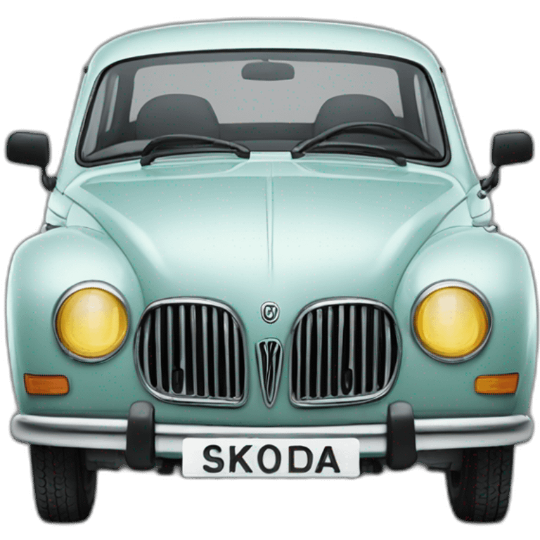 Škoda auto emoji