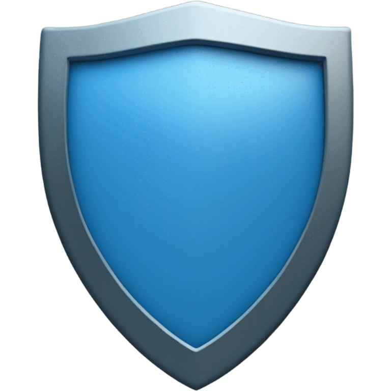 Blue shield emoji