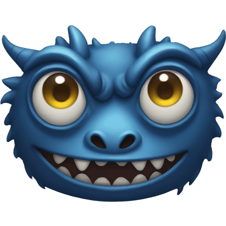 bleu indonesian monster emoji