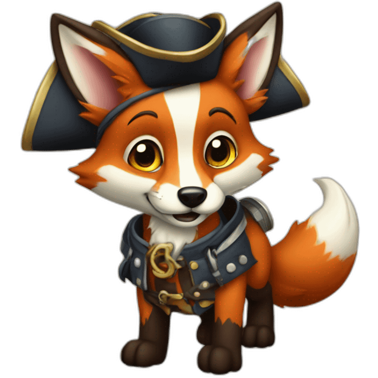 foxy the pirate animaltronic emoji