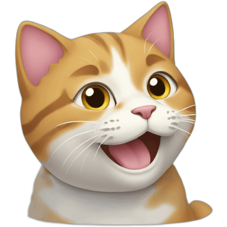 Cat thanking emoji