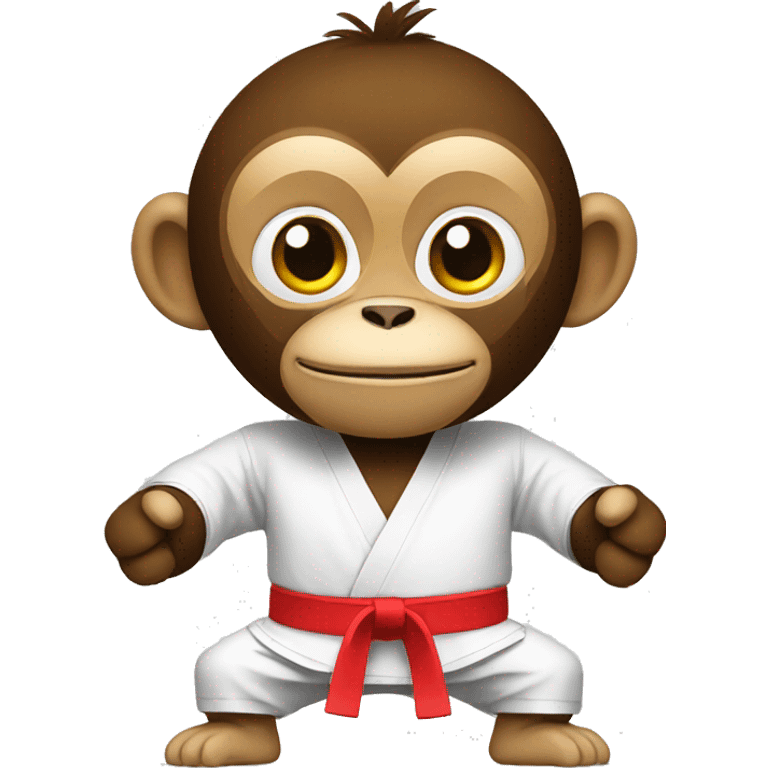 taekwondo monkey emoji