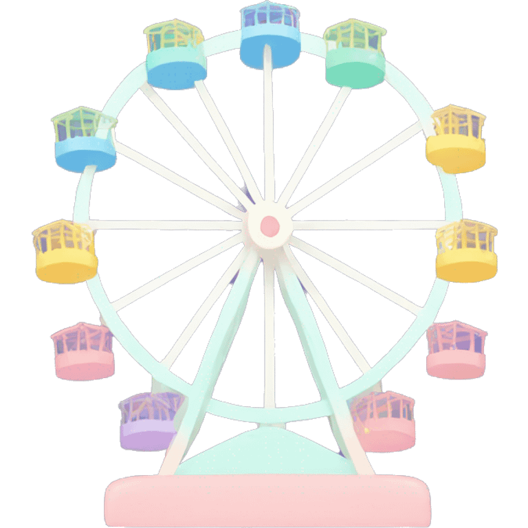 pastel ferris wheel  emoji