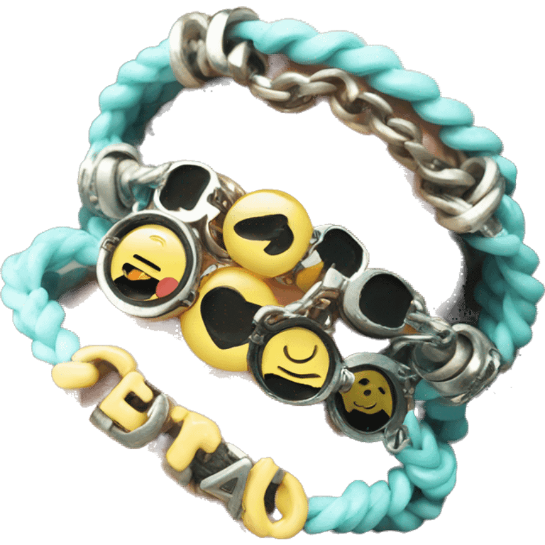 Frienship bracelets  emoji