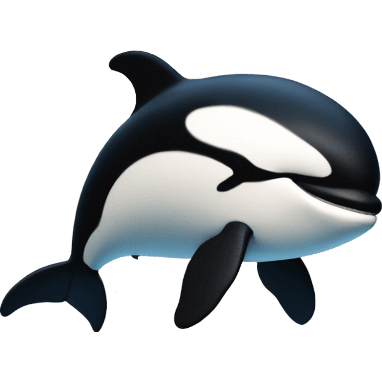 outline of orca emoji