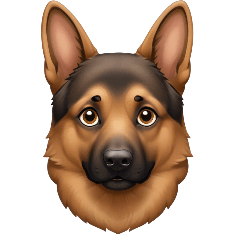 German shepherd  emoji