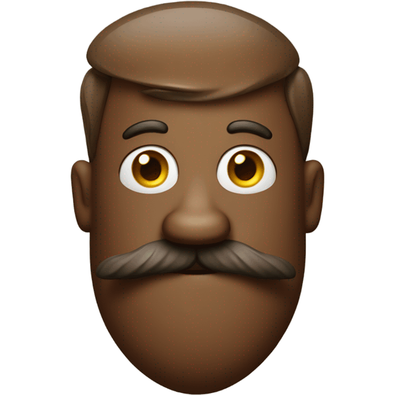 Poo moustache  emoji