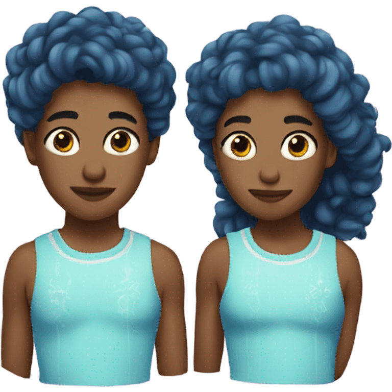 Aquarius twins emoji