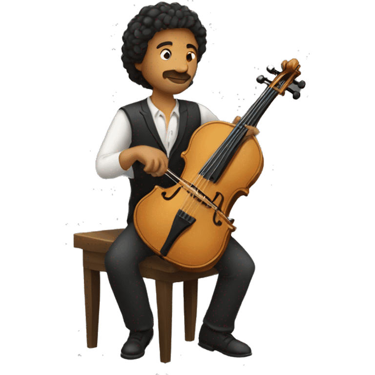 person playing strings (spanished dressed) emoji