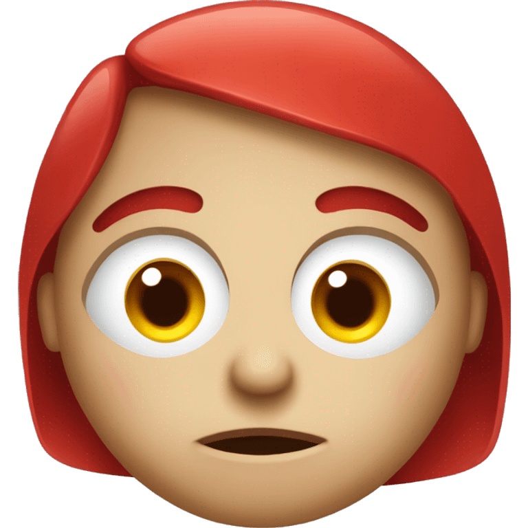  face with red, bloodshot, and puffy eyes, likely with bags under the eyes and a tired expression. emoji