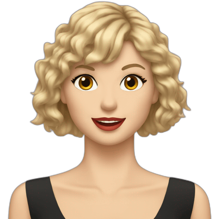 Taylor swift saying hi emoji