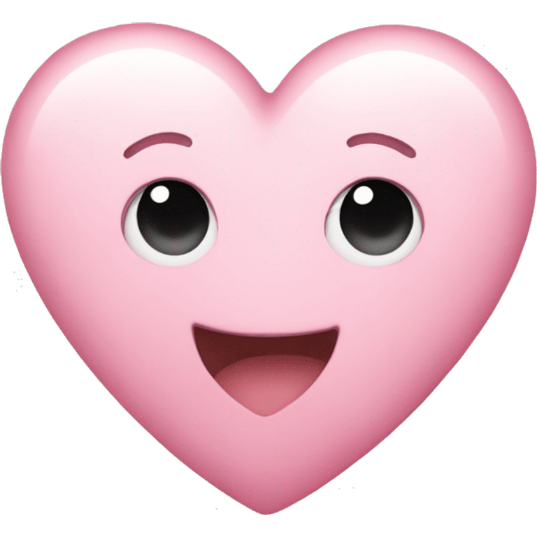 Light pink heart emoji