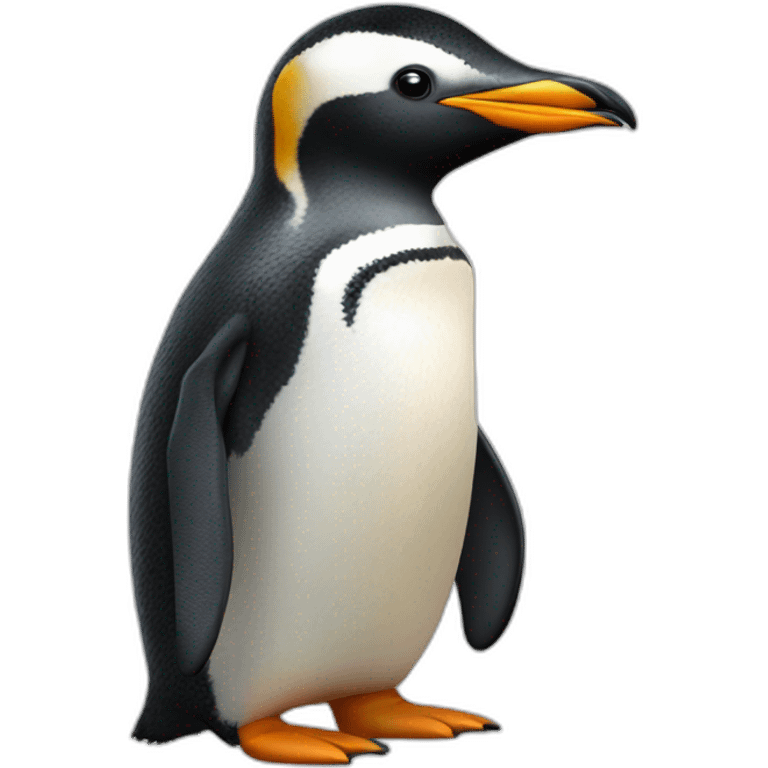 penguin with negev emoji