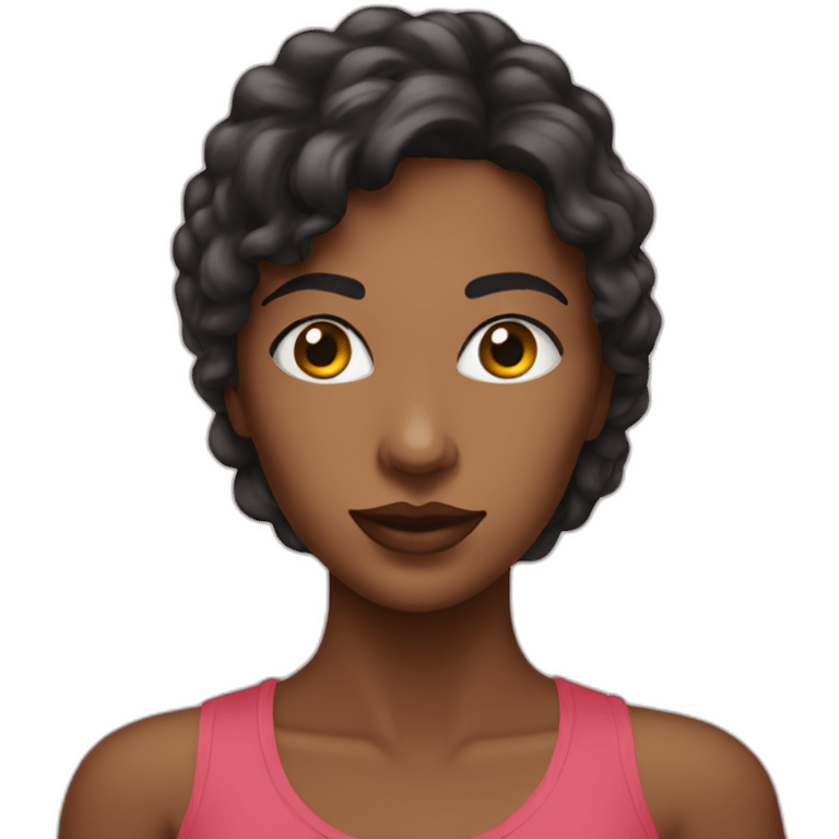 Woman near mirrow emoji